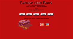 Desktop Screenshot of cartecayusedparts.com